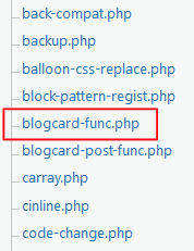 blogcard-func.phpを選択
ナツメグチャンネル